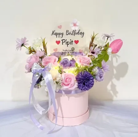 Bloom Box Akrilik Ucapan Ulang Tahun Sragen